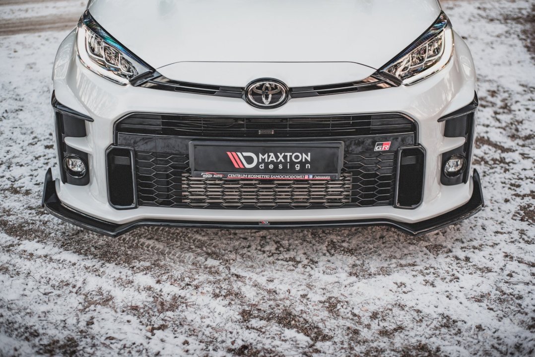 MAXTON DESIGN FRONT SPLITTER (+FLAPS) V3 TOYOTA GR YARIS MK4 (2020-) - Ghost Developments