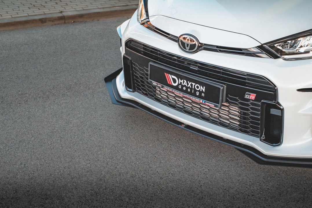 MAXTON DESIGN STREET PRO FRONT SPLITTER + FLAPS TOYOTA GR YARIS MK4 - Ghost Developments