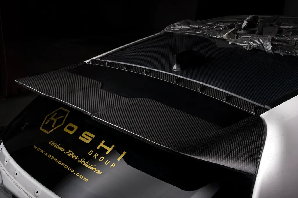 Toyota GR Yaris Aggressive Rear Spoiler - Carbon Fibre - Ghost Developments