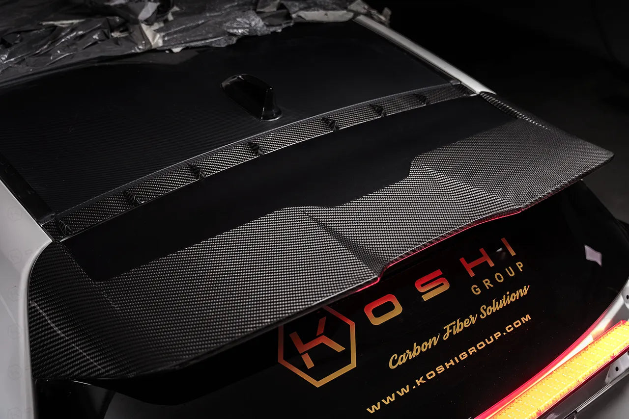 Toyota GR Yaris Aggressive Rear Spoiler - Carbon Fibre - Ghost Developments
