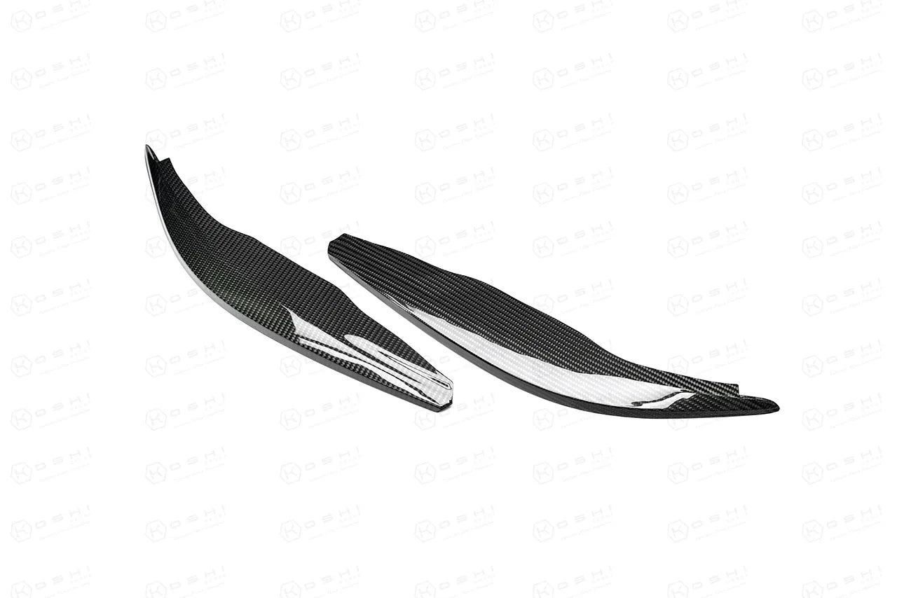 Toyota GR Yaris Headlights Cover (Angry Look) - Carbon Fibre - Ghost Developments