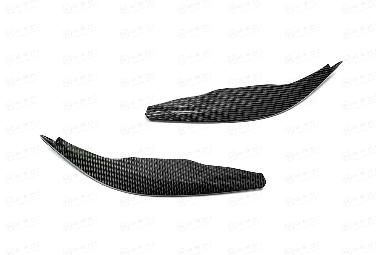 Toyota GR Yaris Headlights Cover (Angry Look) - Carbon Fibre - Ghost Developments