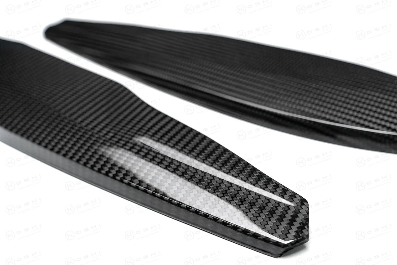 Toyota GR Yaris Headlights Cover (Angry Look) - Carbon Fibre - Ghost Developments