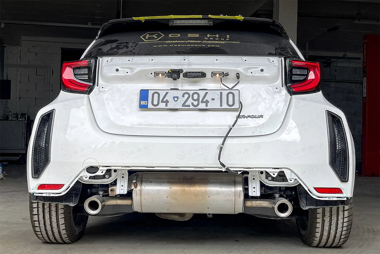 Toyota GR Yaris Rear Bumper Air Duct / Air Vents - Carbon Fibre - Ghost Developments