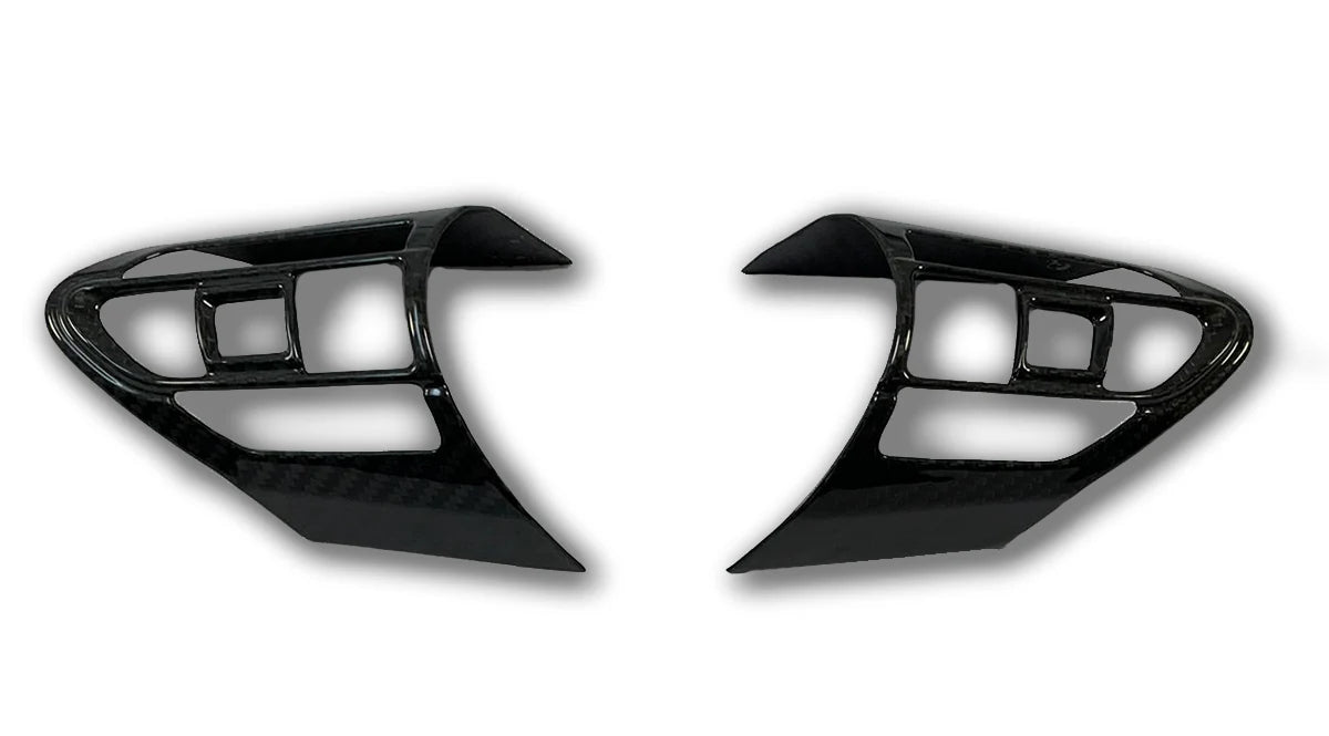 Toyota GR Yaris Axis Parts Steering Wheel Trim Cover - Carbon Fibre - Ghost Developments
