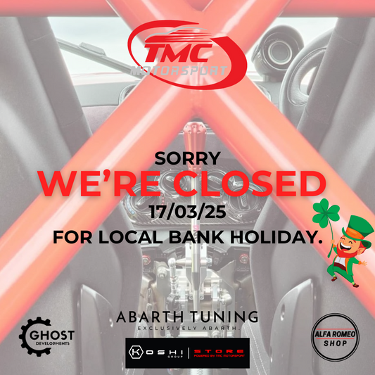 Bank Holiday Closure - 17/03/25