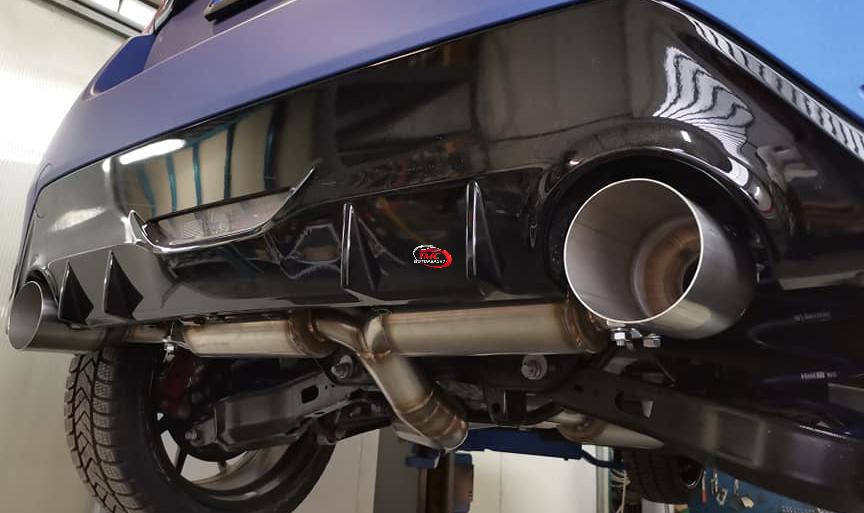 TMC True CAT Back Exhaust System Toyota GR Yaris & GR Circuit Pack 1.6T (OPF/GPF Models Only) PREORDERS - GR Yaris Shop