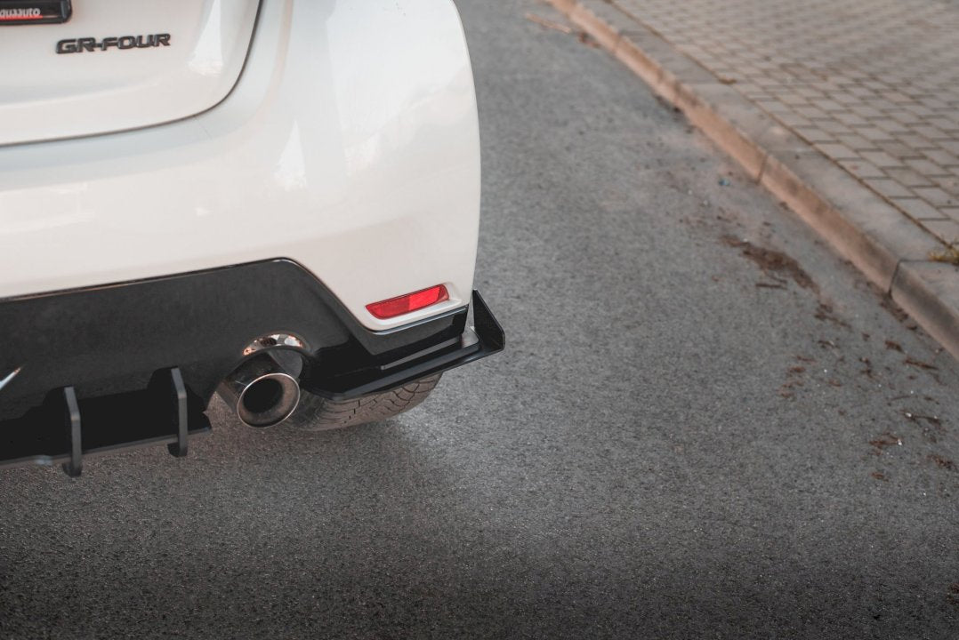 RACING DURABILITY REAR SIDE SPLITTERS (+FLAPS) TOYOTA GR YARIS MK4 (2020-) - GR Yaris Shop