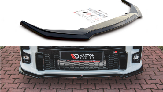 MAXTON DESIGN FRONT SPLITTER V1 TOYOTA GR YARIS MK4 (2020-) - Ghost Developments