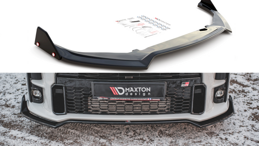 FRONT SPLITTER (+FLAPS) V3 TOYOTA GR YARIS MK4 (2020-) - GR Yaris Shop