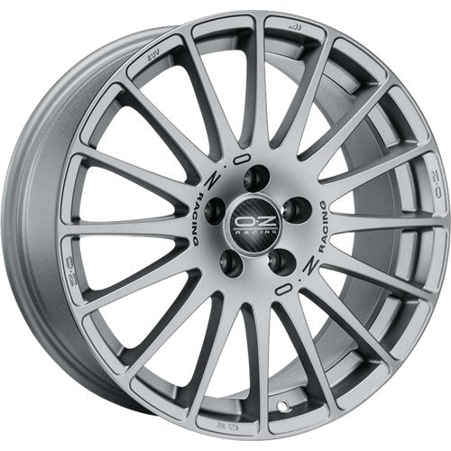 Superturismo Gt Grigio Corsa Black Lettering By Oz Racing Set Of 4 Alloy Wheels 18x8 5x114.3 Et40 For Toyota Gr Yaris