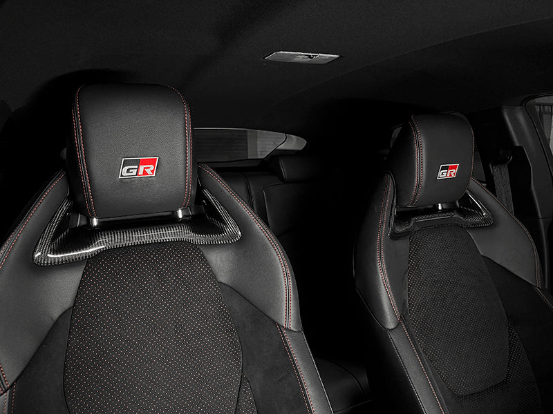 Toyota GR Yaris Headrest Inserts - Carbon Fibre