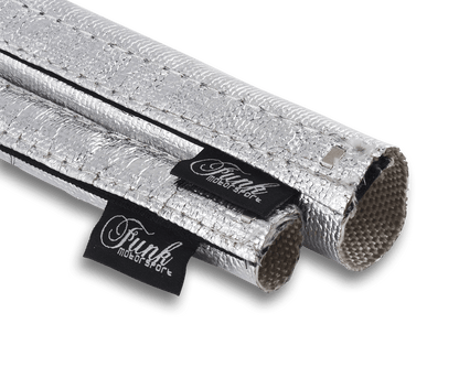 Funk Motorsport Silver Velcro Heat Sleeving