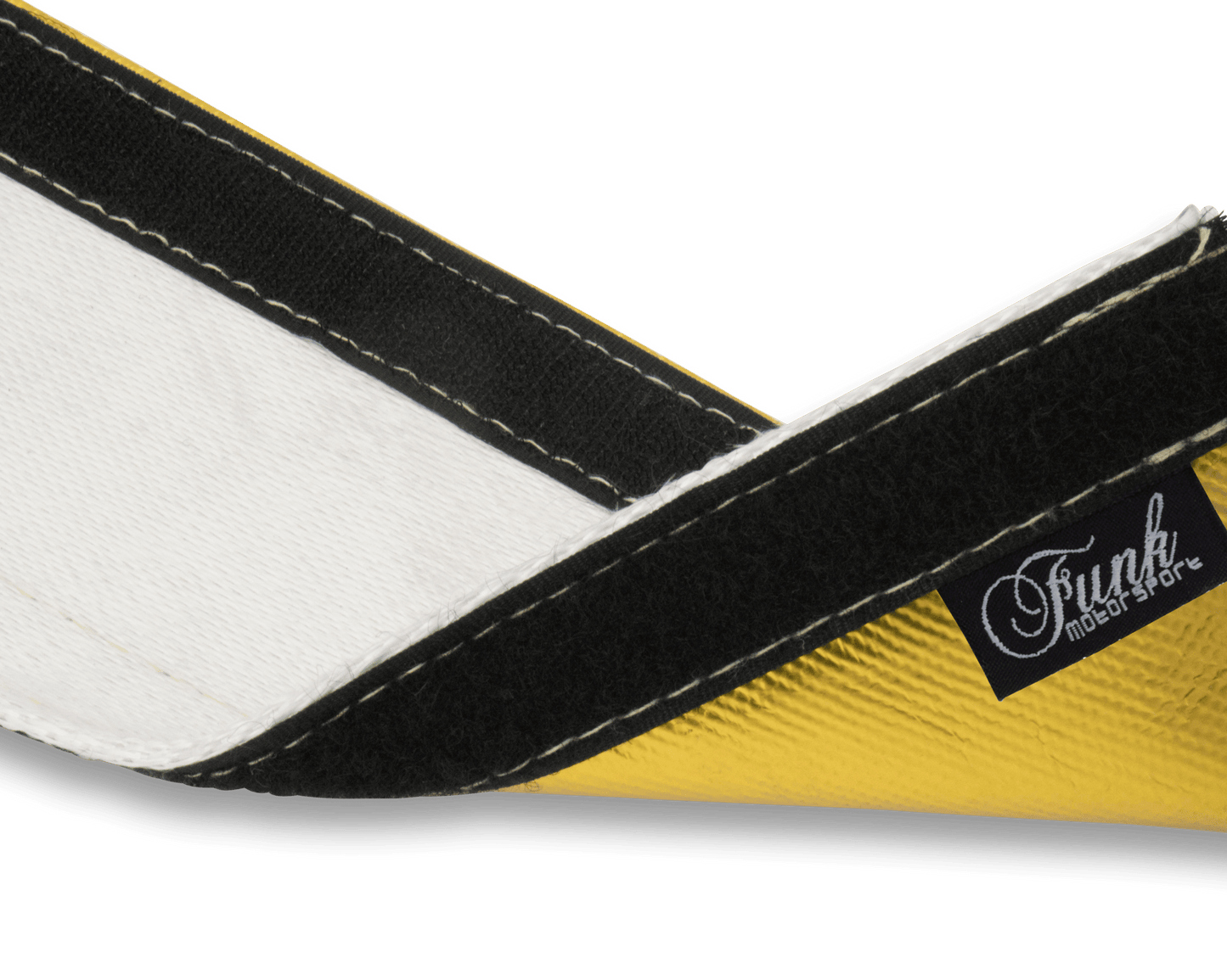 Funk Motorsport Gold Velcro Heat Sleeving