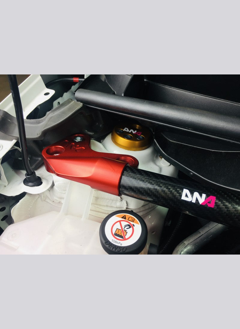 Toyota GR Yaris Carbon Fiber Front Strut Bar Kit - DNA Racing