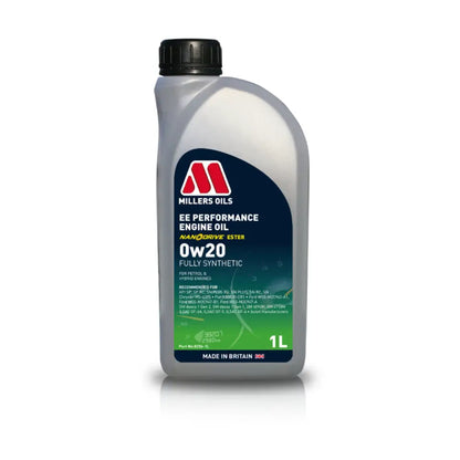 Millers Oils 0W20 EE Performance Engine Oil 5L (Nanodrive Technology)