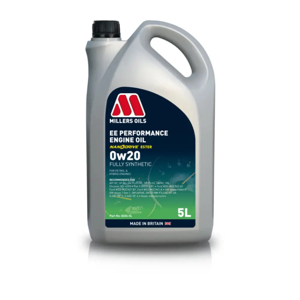 Millers Oils 0W20 EE Performance Engine Oil 5L (Nanodrive Technology)