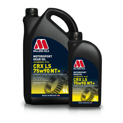 Millers Motorsport CRX LS 75w90 NT+ Fully Synthetic Transmission Oil