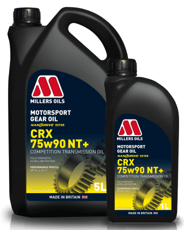 Millers Motorsport CRX 75w90 NT+ Fully Synthetic Transmission Oil