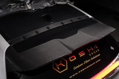 Toyota GR Yaris Aggressive Rear Spoiler - Carbon Fibre